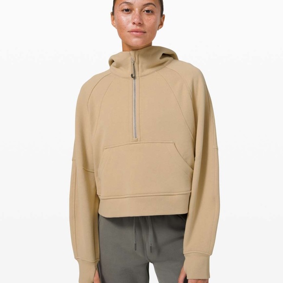 Lululemon Scuba Oversized 1/2 Zip Hoodie - Picture 1 of 9